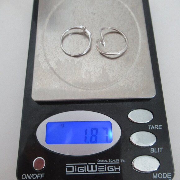 Lot of two 925 Sterling Silver Rings Stacklable Solid Rings, size 5.75, Marked - Picture 10 of 11